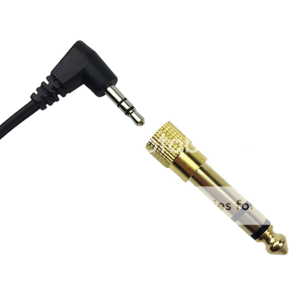 3.5mm Headphone Stereo Adapter to 6.35mm Jack Earphone 1/4" Audio Cable Guitar eBay